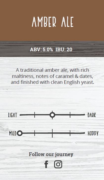 OUR BEER – RUSTICREEL